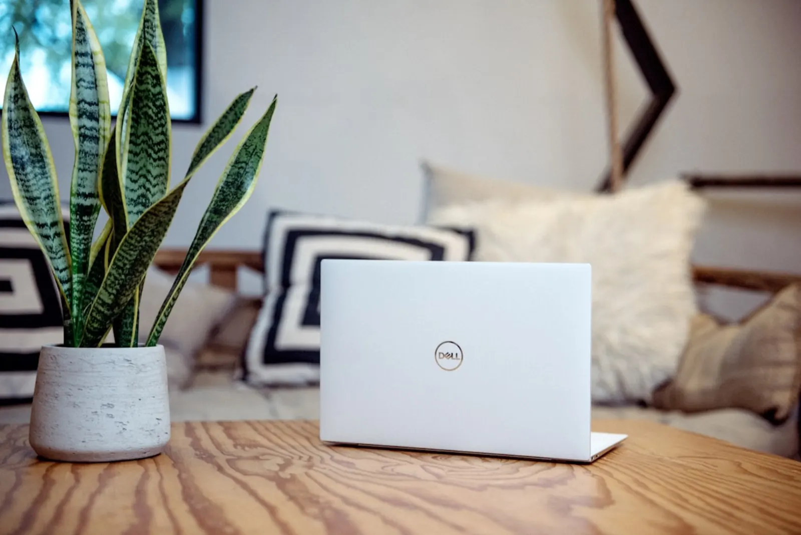 Workspace - laptop with data and notes
